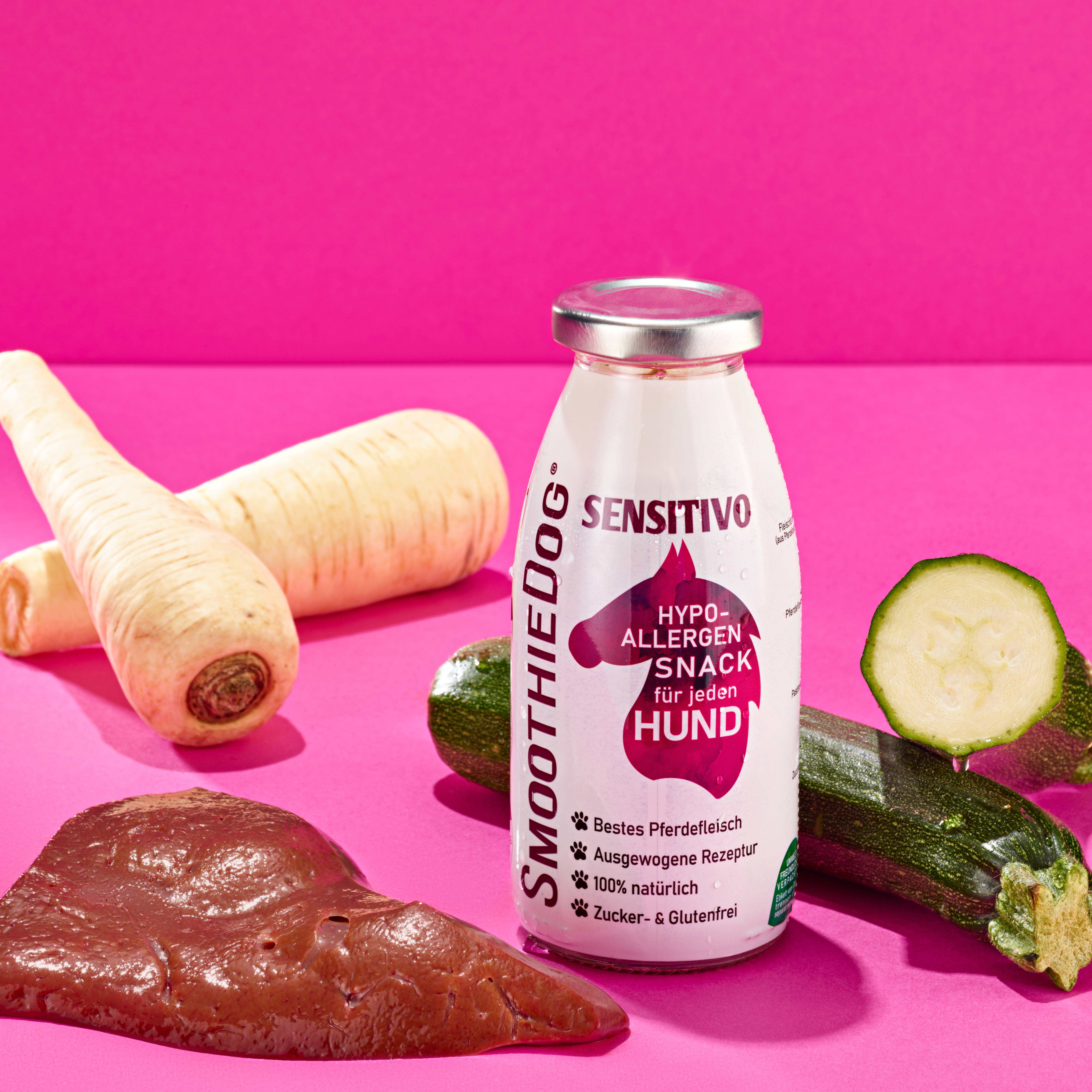 SmoothieDog Sensitivo (Pferd) 250ml