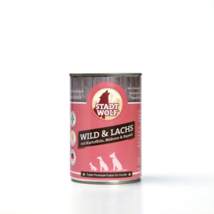 Stadtwolf Wild & Lachs mit Kartoffeln, Möhren & Rapsöl